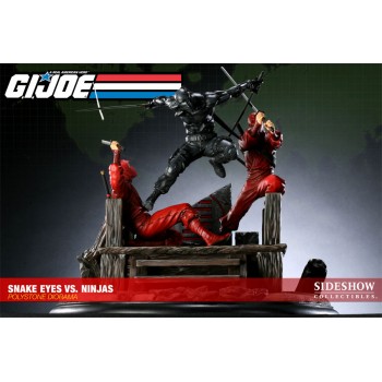 G.I. Joe Diorama Snake Eyes vs. Red Ninjas Sideshow